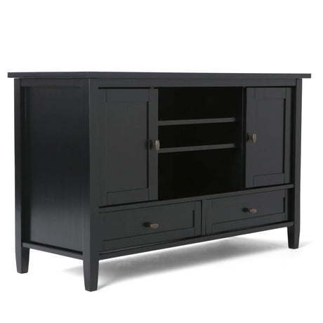 Warm Shaker - TV Media Stand Handcrafted - Furniture Home Direct
