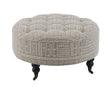 Upendo - Pattern Ottoman With Casters - Multi - Furniture Home Direct