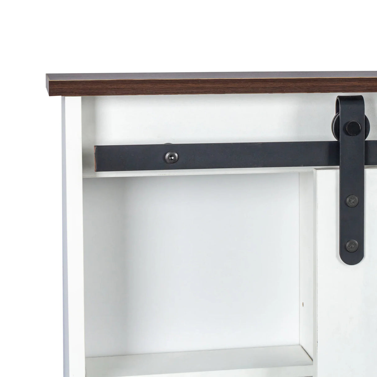 Farmhouse Makeup Vanity with Mirror and Lights - Furniture Home Direct