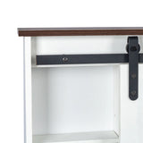 Farmhouse Makeup Vanity with Mirror and Lights - Furniture Home Direct