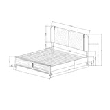 Brenda - 5 Piece Bedroom Set With LED Lighting - Furniture Home Direct