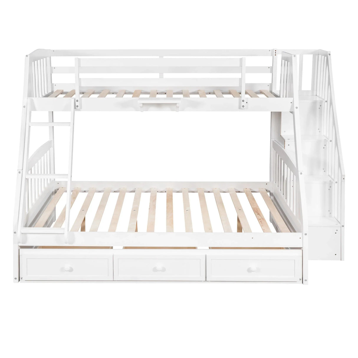 Bunk Bed With Drawers, Ladder And Storage Staircase - Furniture Home Direct