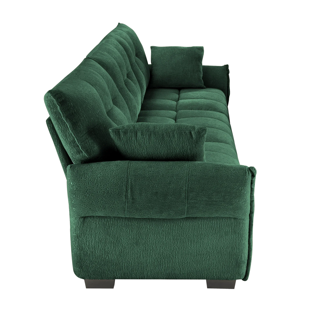Chenille Sofa - Green - Furniture Home Direct