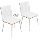 Mason - Contemporary Dining Chair (Set of 2) With Swivel - Furniture Home Direct