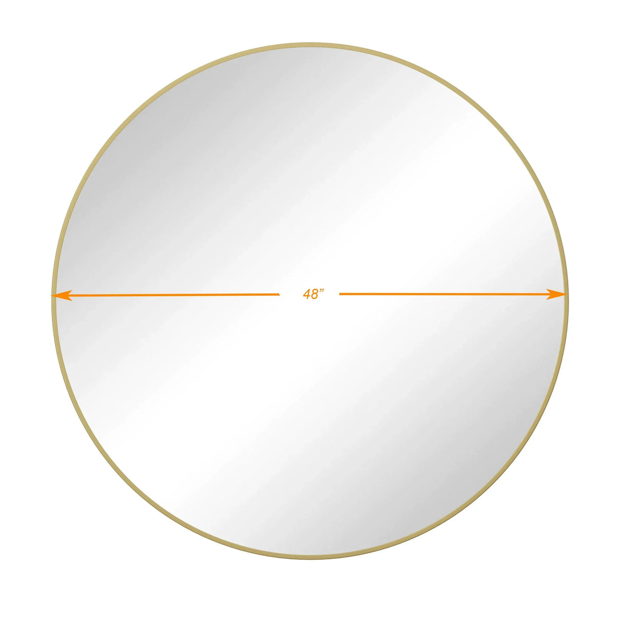 Wall Circular Mirror Metal Framed Mirror Round Vanity Mirror Dressing Mirror, For Bathroom, Living Room, Bedroom Wall Decor - Furniture Home Direct
