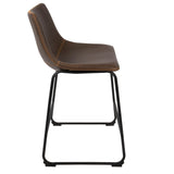 Duke - Contemporary Counter Stool (Set of 2) - Furniture Home Direct