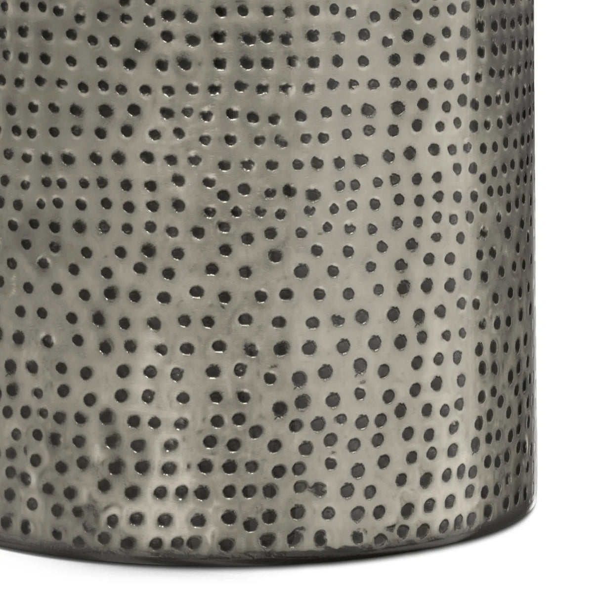 Corbin - Hammered Metal Side Table - Furniture Home Direct