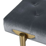 Aria - Upholstered Gold Accent Bench - Furniture Home Direct