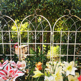 Metal Garden Rustproof Trellis For Climbing Plants Outdoor Flower Support - Furniture Home Direct