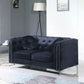 Stylish Sloped Arm Loveseat - Furniture Home Direct