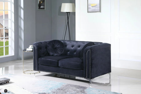 Stylish Sloped Arm Loveseat - Furniture Home Direct