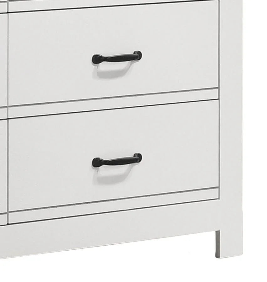 Cassini - 6 Drawer Dresser - White - Furniture Home Direct