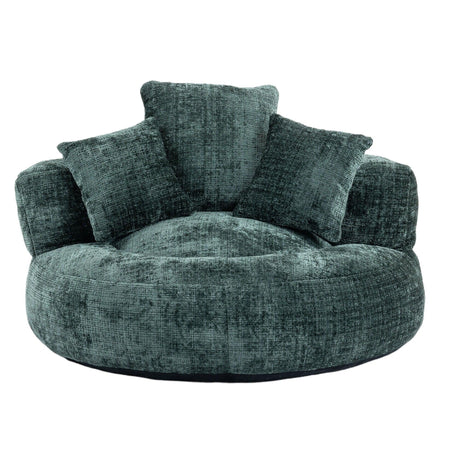 Lazy Sofa High Back Bean Bag Chair Couch With 3 Pillows - Furniture Home Direct