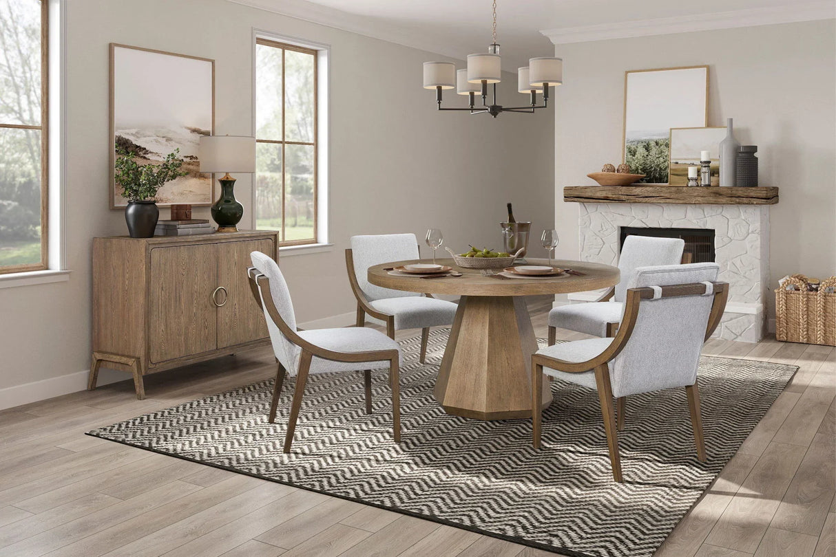 Elegant Round Dining Table - Furniture Home Direct