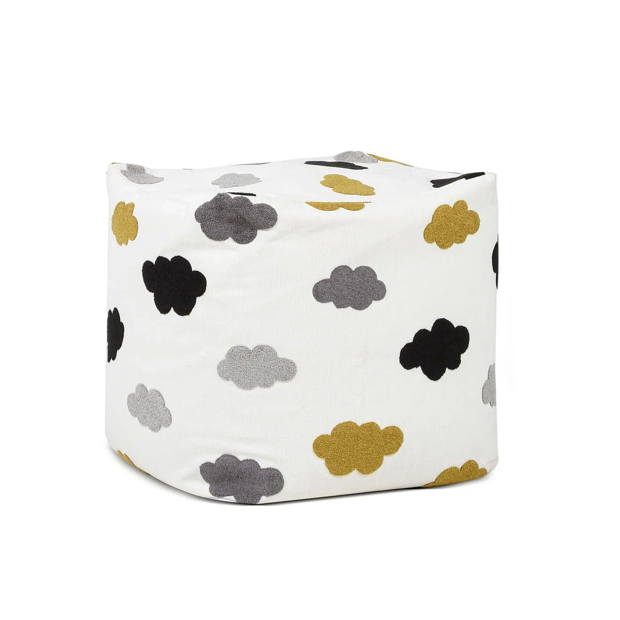 Pouf Luxury Oversized Bean Bag Cube Ottoman - Furniture Home Direct