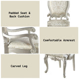 Bently - Arm Chair (Set of 2) - Champagne - Furniture Home Direct