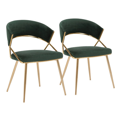 Jie - Glam Dining Chair (Set of 2) - Furniture Home Direct