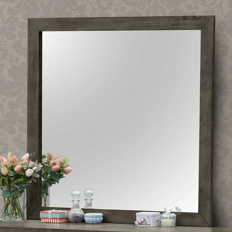 Modern Design Transitional Wall Mirror - Furniture Home Direct