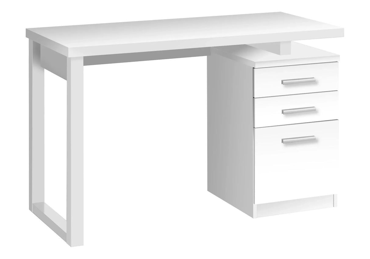 Computer Desk For Home Office Laptop, Left, Right Set - Up, Storage Drawers - Furniture Home Direct