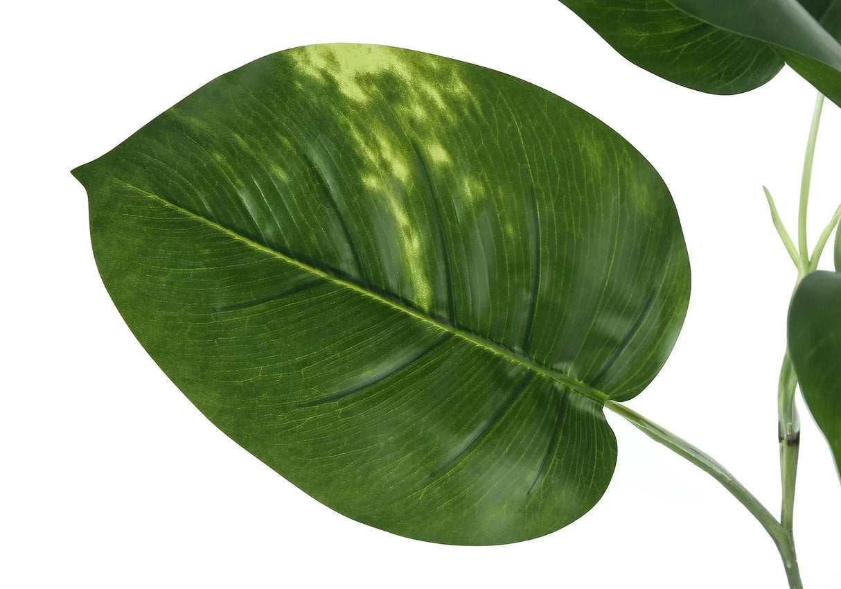 54" Tall, Artificial Plant, Dieffenbachia Tree, Indoor, Faux, Fake, Floor, Greenery, Potted, Real Touch, Decorative - Green / Black - Furniture Home Direct