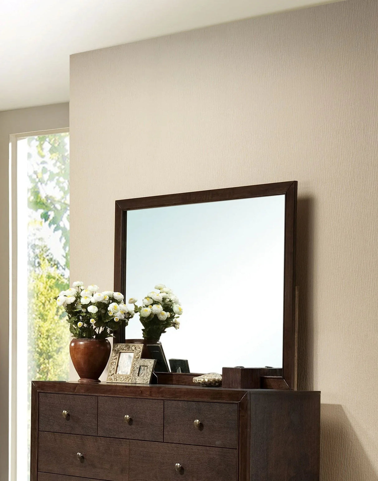 Madison - Mirror - Espresso - Furniture Home Direct