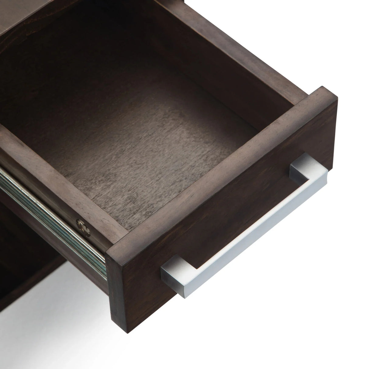 Kitchener - Narrow Side Table - Warm Walnut Brown - Furniture Home Direct