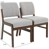 Caldwell - Dining Chair (Set of 2) - Light Gray - Furniture Home Direct