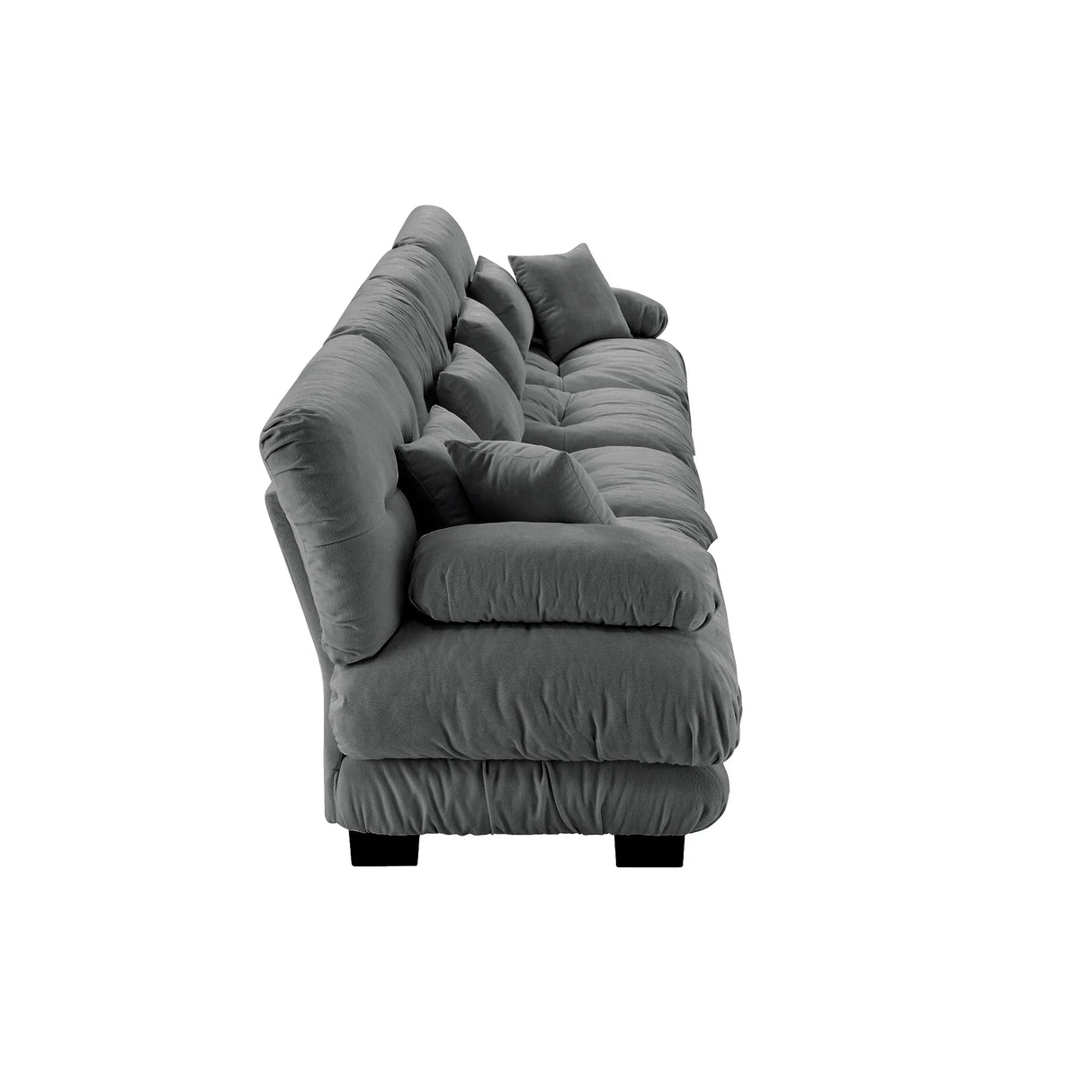 Modular Chenille Sofa - Gray - Furniture Home Direct