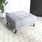 Addison - Square Upholstered Ottoman - Furniture Home Direct