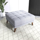 Addison - Square Upholstered Ottoman - Furniture Home Direct