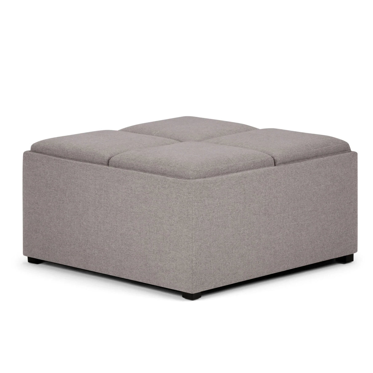 Avalon - Square Coffee Table, Storage Ottoman - Furniture Home Direct