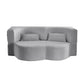 Floor Convertible Sleeper Sofa Bed With 2 Pillows - Furniture Home Direct