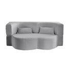 Floor Convertible Sleeper Sofa Bed With 2 Pillows - Furniture Home Direct