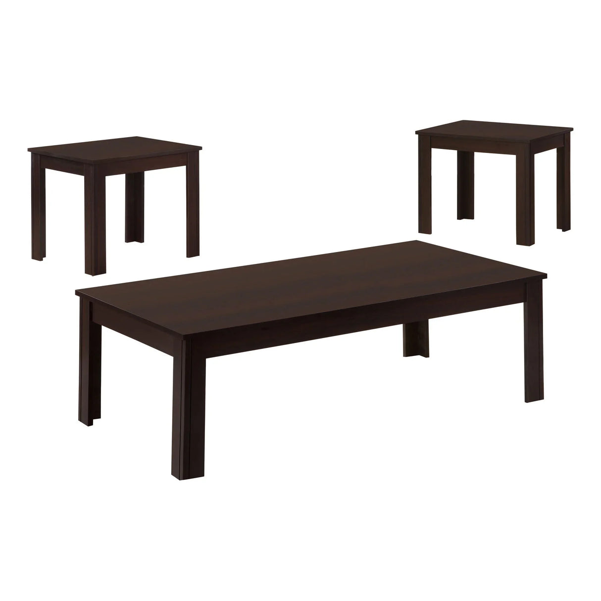 Table Set Coffee And Side Accent For Living Room 3 Pieces Set - Furniture Home Direct