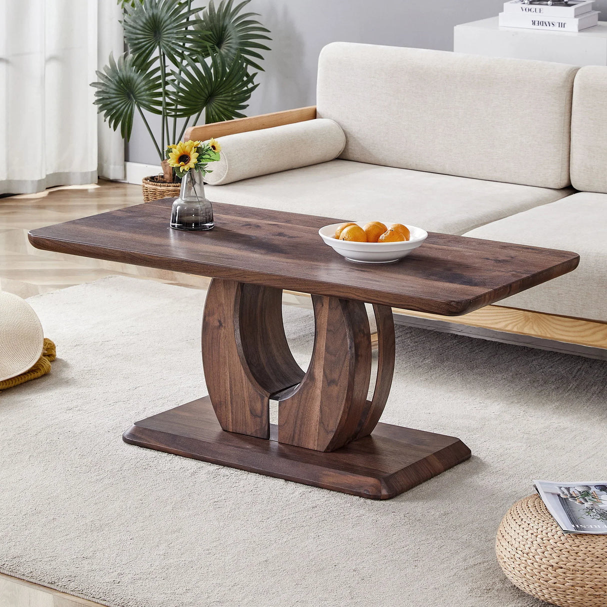 Modern, Minimalist Rectangular Coffee Table - Furniture Home Direct