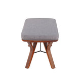 Folia - Mid Century Modern Bench - Furniture Home Direct