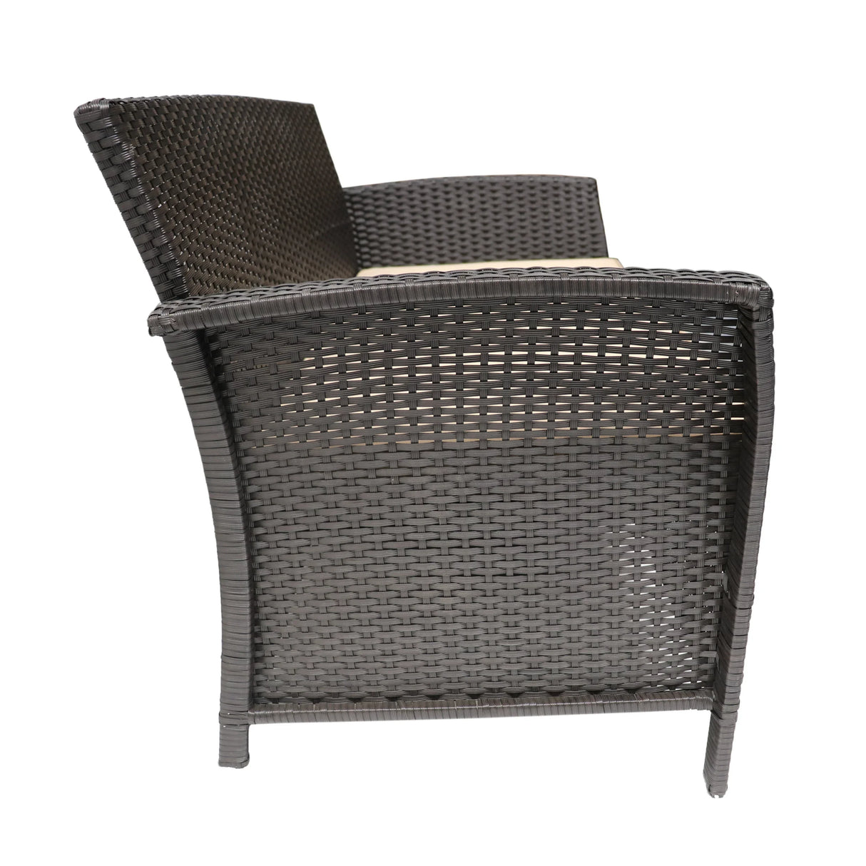 4 PC Outdoor Patio Set - Beige - Furniture Home Direct