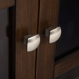 Acadian - Medium Storage Cabinet - Natural Aged Brown - Furniture Home Direct