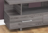 TV Stand, Console, Media Entertainment Center, Storage Cabinet, Elegant Design - Gray - Furniture Home Direct