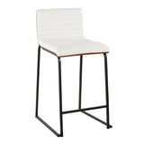 Mason Mara - Contemporary Fixed Height Quality Counter Stool (Set of 2) - Furniture Home Direct