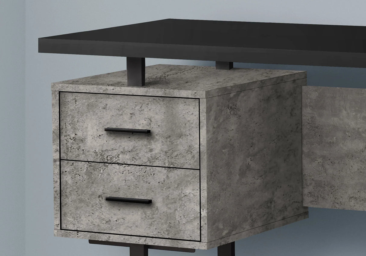 Computer Desk For Home Office, Laptop, Left, Right Set - Up, Storage Drawers, Contemporary & Modern - Furniture Home Direct
