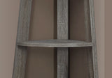 Bookshelf, Bookcase, Etagere, Corner, 5 Tier, For Office, Contemporary & Modern - Taupe - Furniture Home Direct