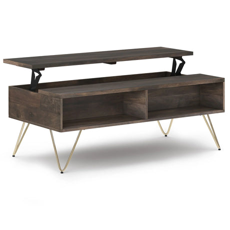 Hunter - Handcrafted Lift Top Coffee Table - Furniture Home Direct