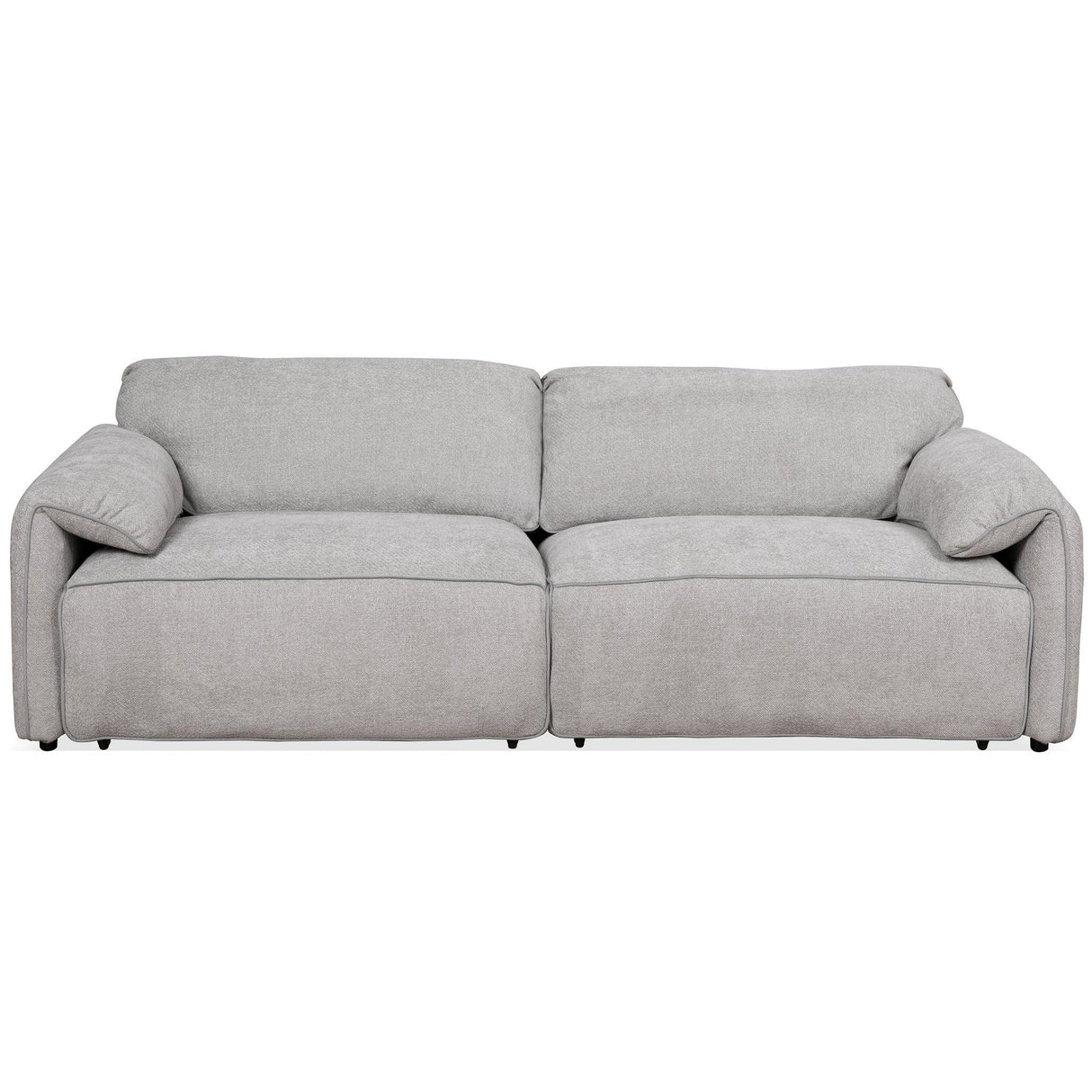 Cleveland - Dual Power Convertible Sofa - Silver - Furniture Home Direct