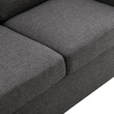 Sleeper Sofa With Twin Size Memory Mattress With Two USB Ports - Gray - Furniture Home Direct