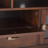 Artisan - TV Media Stand - Russet Brown - Furniture Home Direct