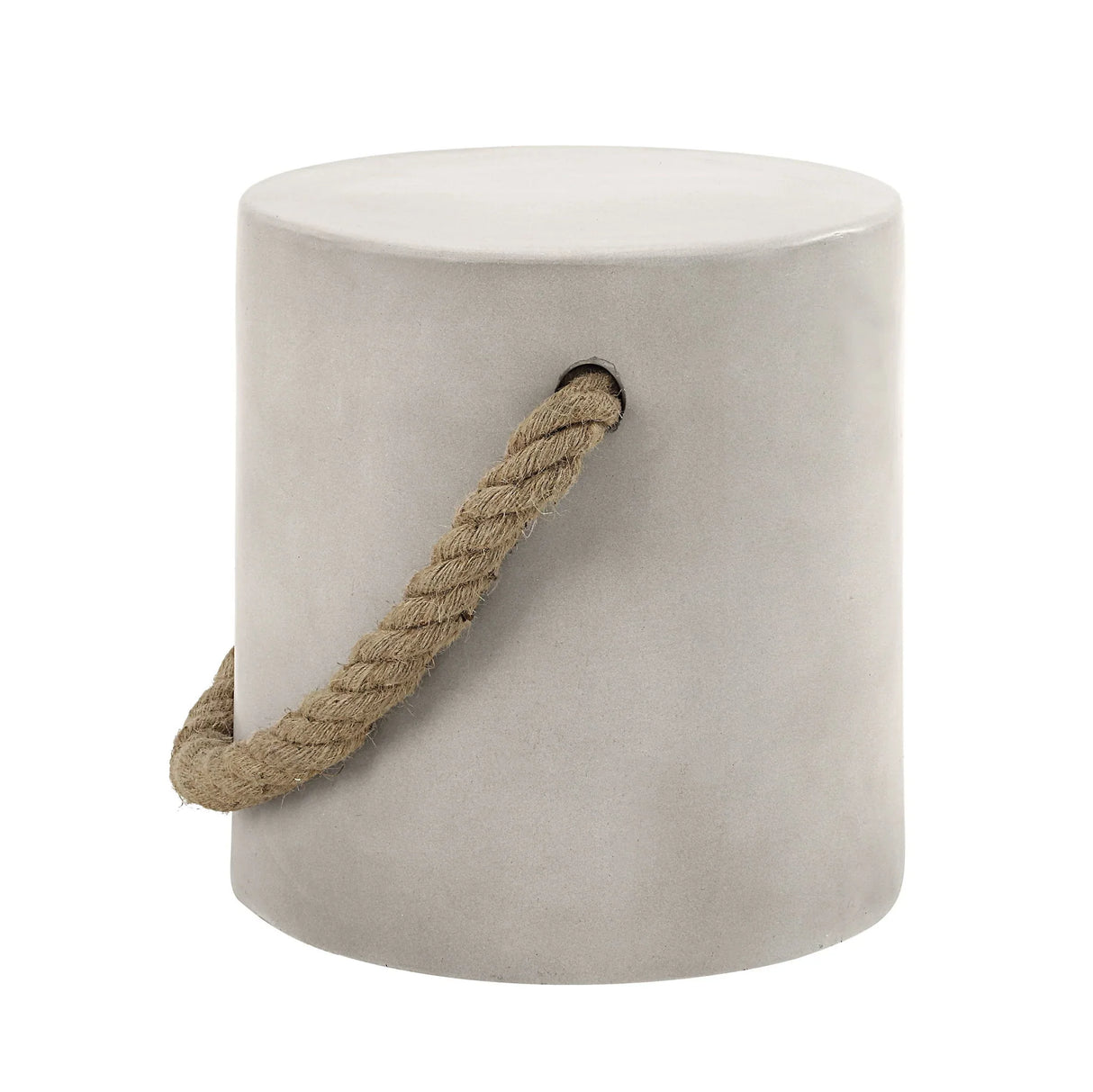 Gene - Fiber Concrete Accent Table - Gray - Furniture Home Direct