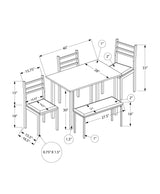 Dining Set, 5 Pieces Set, Rectangular, Small, Contemporary & Modern - Furniture Home Direct
