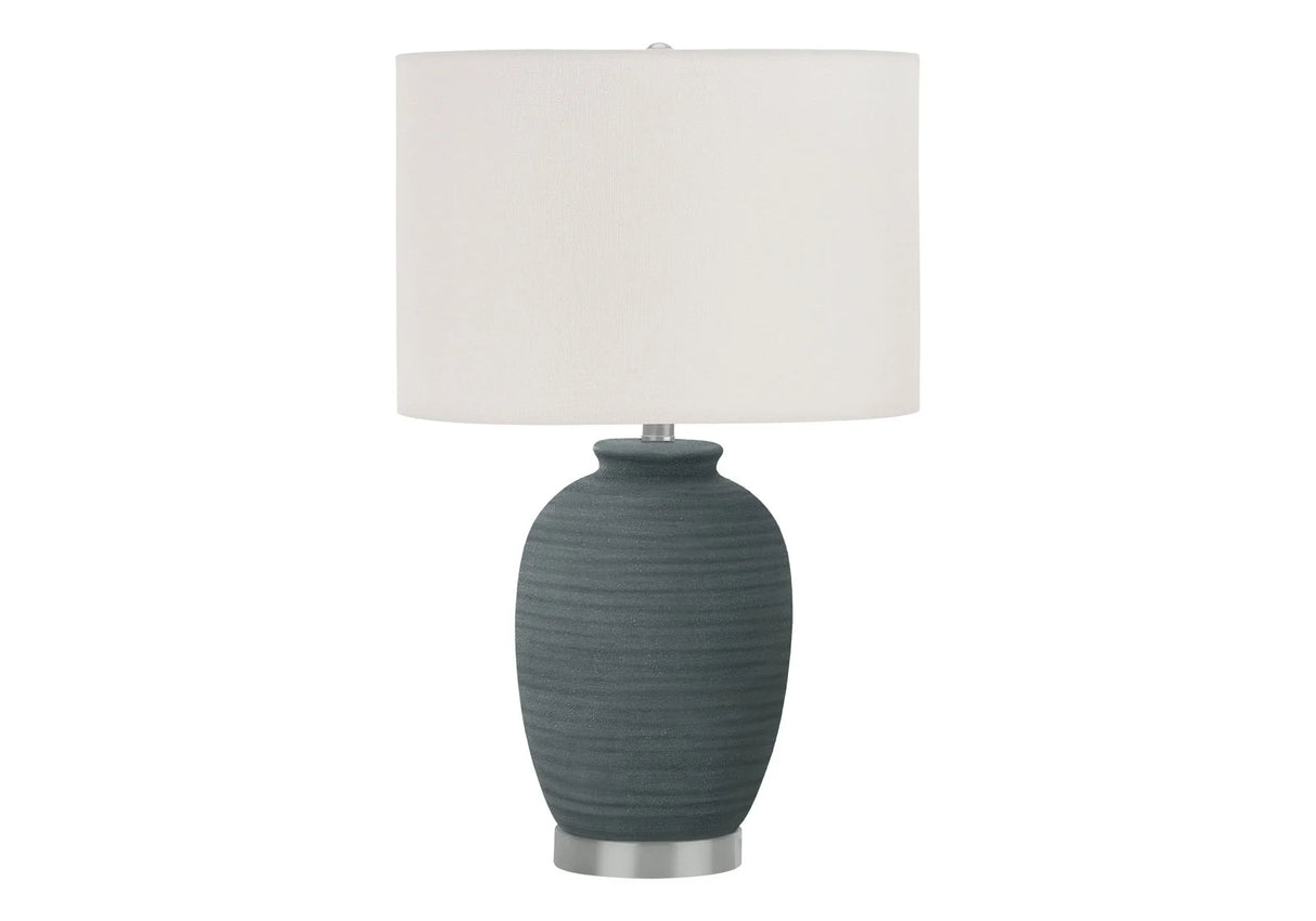 Lighting, Table Lamp, Ceramic, Contemporary - Blue - Furniture Home Direct