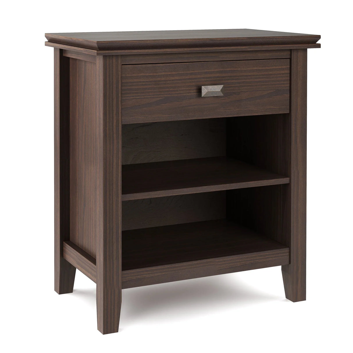 Artisan - Bedside Table - Warm Walnut Brown - Furniture Home Direct